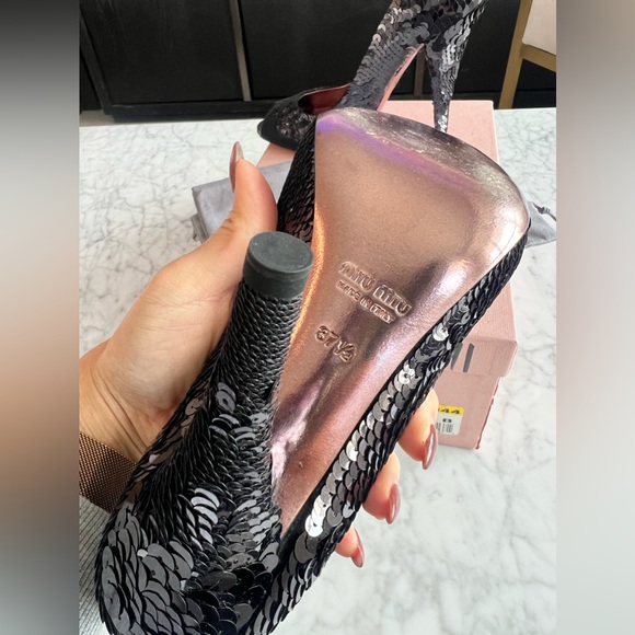 Stunning Sparkling MIU MIU Heels - Picture 4 of 4
